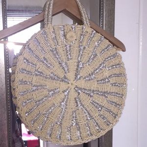 Circle straw bag from NY&C
